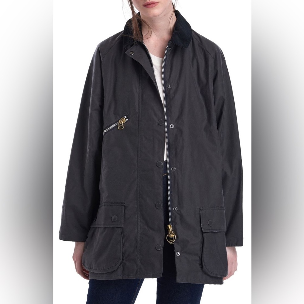 Barbour x Alexa Chung Edith Waxed Cotton Jacket